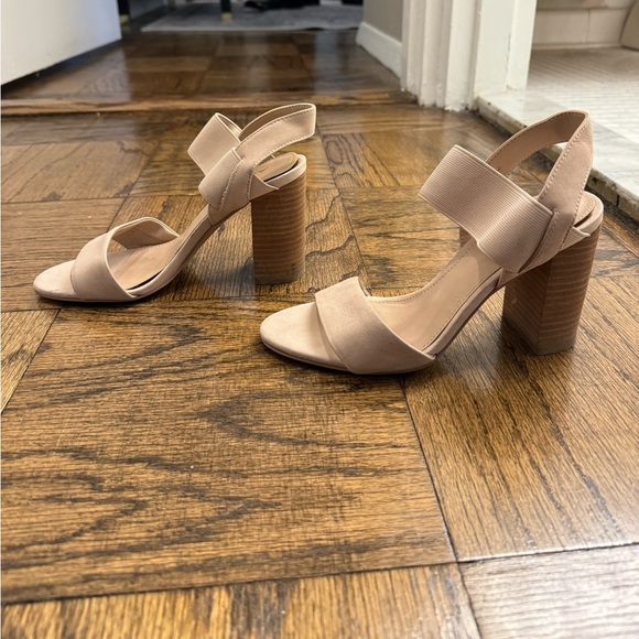 Aldo | Block Heels |  Color: Light Pink/Nude Wooden Textured | Size: 7 - Picture 4 of 7